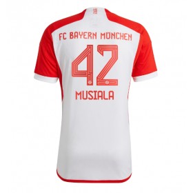 Bayern Munich Jamal Musiala #42 Hemmakläder 2023-24 Kortärmad